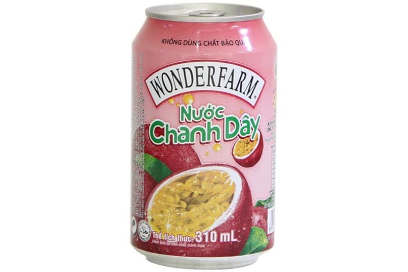 Nước uống chanh dây Wonderfarm 320mlj
